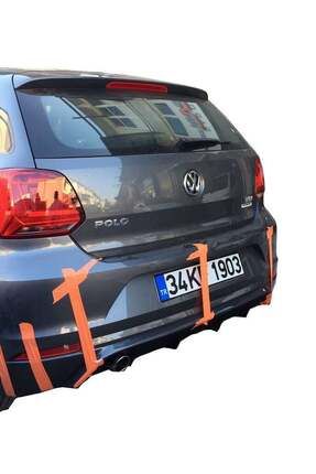 Drs Tuning Volkswagen Polo Uyumlu 6r 2015 2017 Makyajl Arka Tampon Eki Difuzor PLAST K Fiyat Yorumlar Trendyol