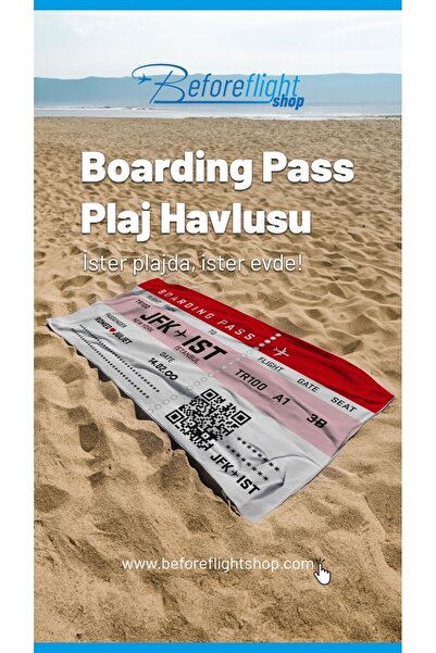 Beforeflightshop Banyo & Plaj Havlusu