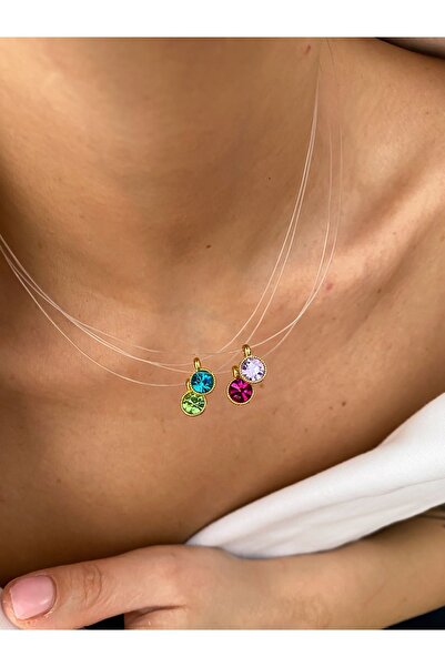 Lucky Designs İri Lila Tek Taş Uç Hayalet Köfte