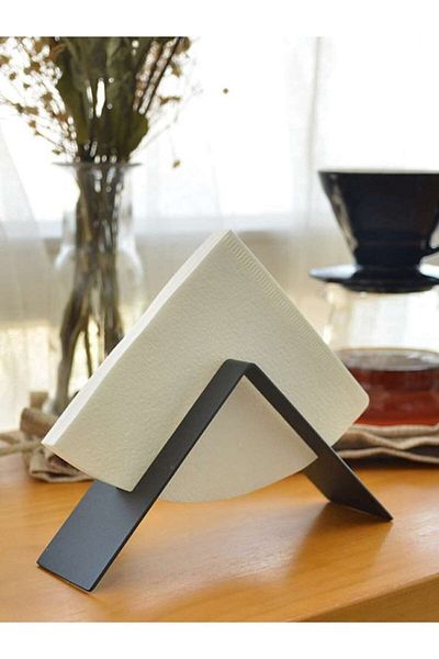 Make Metal Filtered Coffee Paper - Triangle Napkin Holder and Filter Holder Stand Apparatus