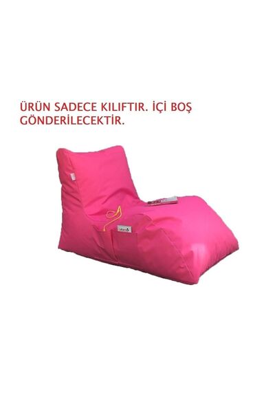 Pufumo ARMUTLAND DAYBED ARMUT KOLTUK KILIFI PEMBE ( ÜRÜN SADECE KILIFTIR. İÇİ BOŞ GÖNDERİLECEKTİR. )