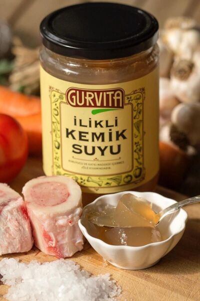 Gurvita Jöle Kıvamında Ilikli Kemik Suyu Sebzeli 660 ml
