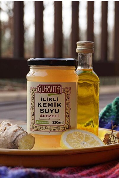 Gurvita Jöle Kıvamında Ilikli Kemik Suyu Sebzeli 320 ml 6' Lı