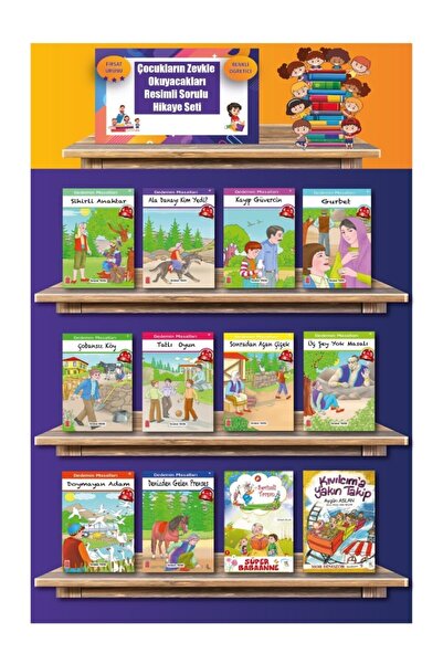Ata Yayıncılık 4.ve 5.sınıflar Için 12 Li Çocukların Zevkle Okuyacağı Sorulu ...