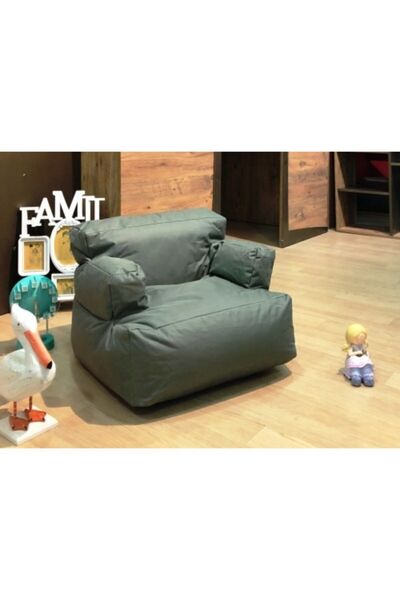 Pufumo Armutland Mini Relax Armut Puf Koltuk Gri ( 1-8 Yaş )