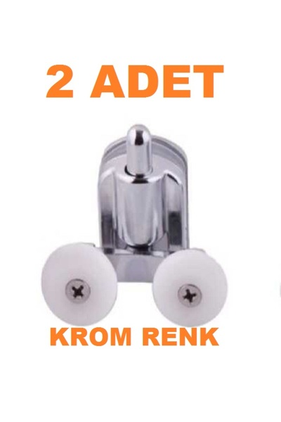 Ymc DUŞAKABİN TEKERİ KROM RENGİ ( ALT 2 ADET )