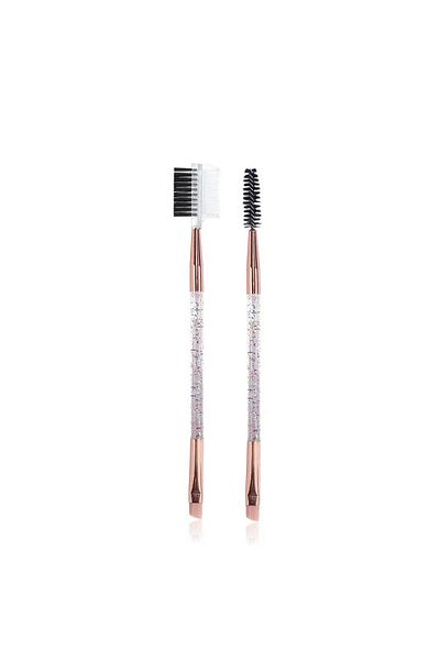 gaman Fard de pleoape personalizat New Style - Set de 2 machiaj pentru gene pentru sprâncene cu două capete cu pensulă