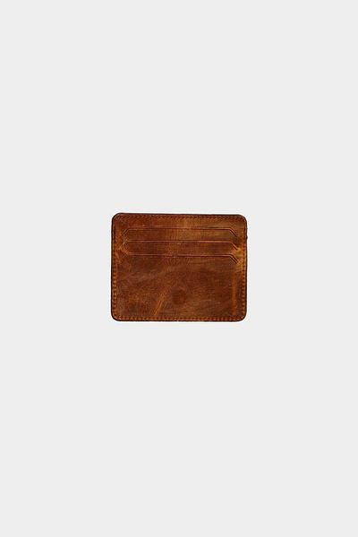Grande Γνήσιο δέρμα Super Slim Unisex Card Holder - 0530 G2 Tan