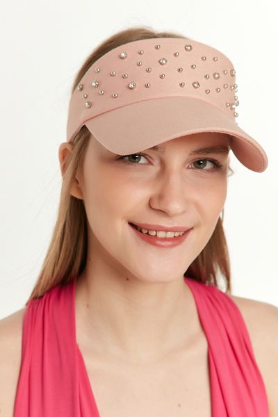Saria Moda Women's Tennis Hat with Stone Detail
