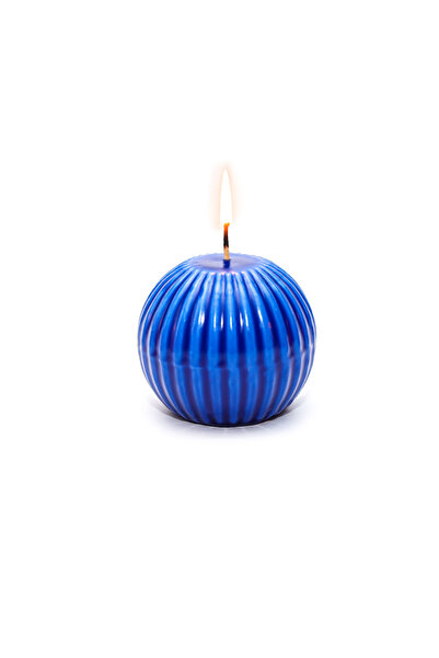 MUMEVİ Fitilli Top Mum (8 Cm)