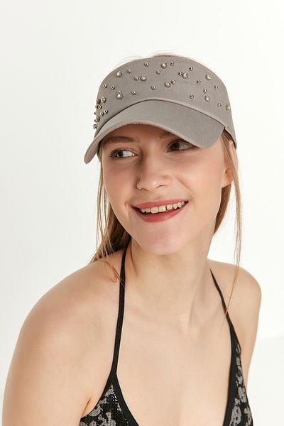 Saria Moda Women's Tennis Hat with Stone Detail