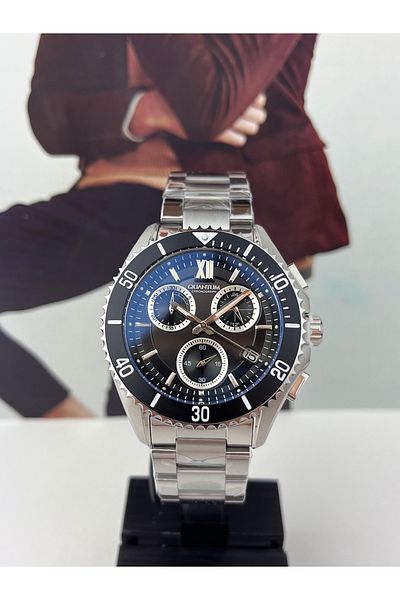 Quantum 10 ATM Waterproof Steel Sports Wristwatch - 2 Years Warranty