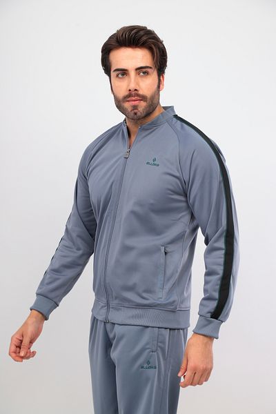 FORE SPORT Dark Gray Rashell Men's Tracksuit Set - College Collar