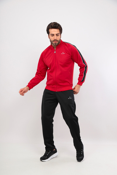 FORE SPORT Men's Red Rashell Tracksuit Set - College Collar