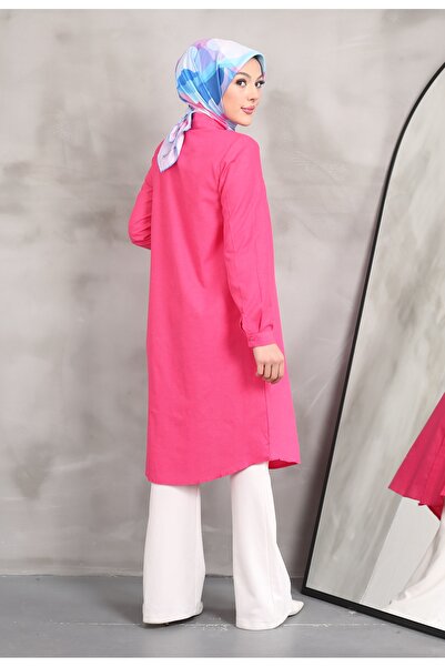 Terrenova Poplin Fabric Hijab Long Shirt Tunic