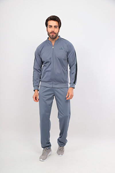 FORE SPORT Dark Gray Rashell Men's Tracksuit Set - College Collar