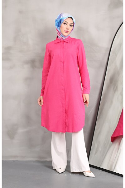 Terrenova Poplin Fabric Hijab Long Shirt Tunic