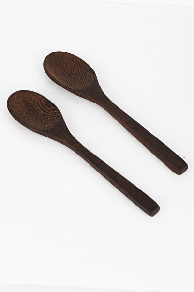 Wisha Natural Doğal Abanoz Kaşık Seti 2'li