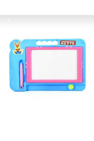 ERTOYS STORE Eğitici Yaz Sil Mıknatıslı Manyetik Yazı Tahtası Mavi