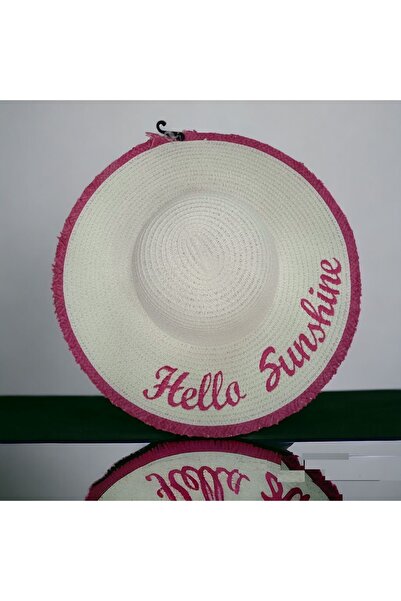 Shopiolog Ψάθινο Χρώμα Γυναικείο Καπέλο Παραλίας - Φυσικό Μαύρο Sute Bucket Κ...