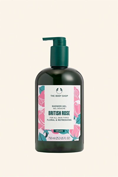 THE BODY SHOP БРИТЪШ РОУЗ ДУШ ГЕЛ 750 МЛ