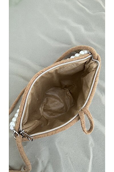 Katusa Std Dark Brown Women's Shoulder Bag - Pearl Design, Classic