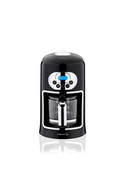 KORKMAZ Drippa Lcdli Siyah Filtre Kahve Makinesi