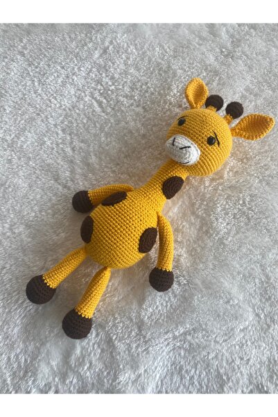 El örgüsü Amigurumi sevimli zürafa