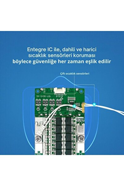 Satek 4s 12v 100a Bms Lifepo4 Balanslı