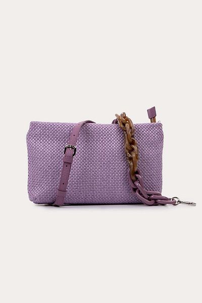 GIANNI CHIARINI Brenda Chain Strap Knitted Bag