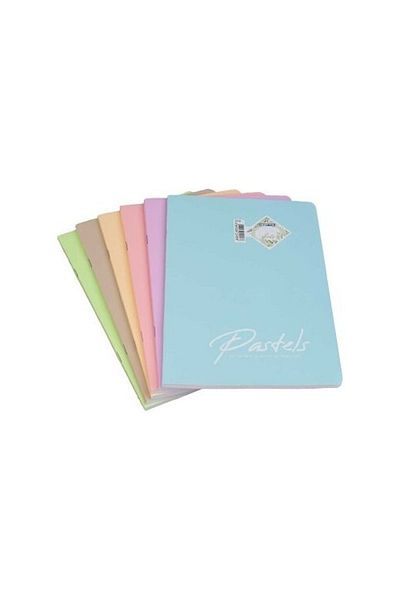 Gıpta 60 Sheets Striped Pastels 17X24 Pp Cover Notebook - 6 Pieces