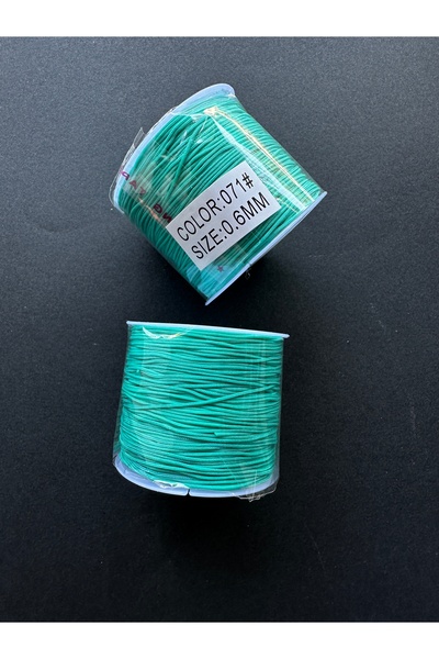 LİVZA BİJUTERİ Paraşüt İpi 0,6 mm 50 mt Açık Yeşil (1 Bobin)