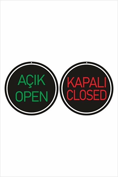 cicigünler Store Workplace Open Closed Open Closed Written Sign