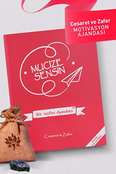 Mucize Sensin Motivasyon Ajandası Cesaret Ve Zafer Tarihsiz Büyük Boy Ametist