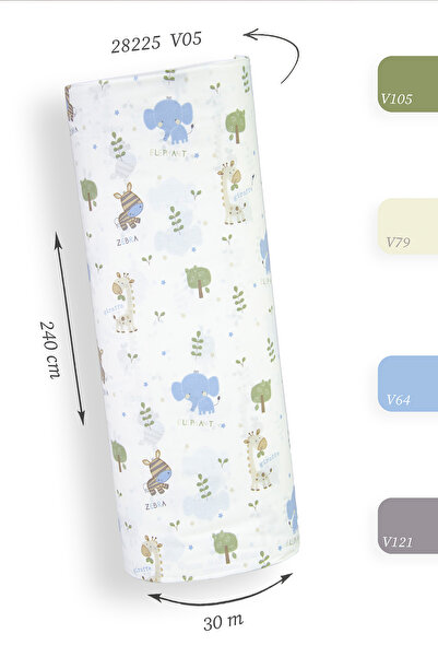 SELONYA Soft %100 cotton poplin ranforce 240cm (30m) kumaş