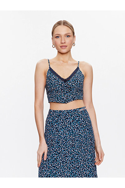 Tommy Jeans DITSY FLORAL LACE CROP TOP