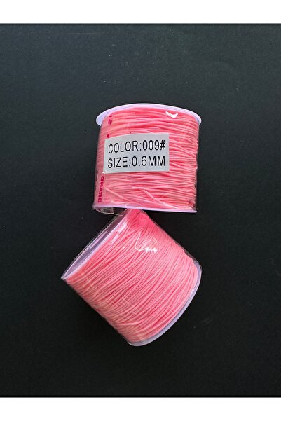 LİVZA BİJUTERİ Paraşüt İpi 0,6 mm 50 mt Pembe (1 Bobin)