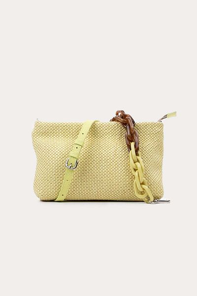 GIANNI CHIARINI Brenda Chain Strap Knitted Bag