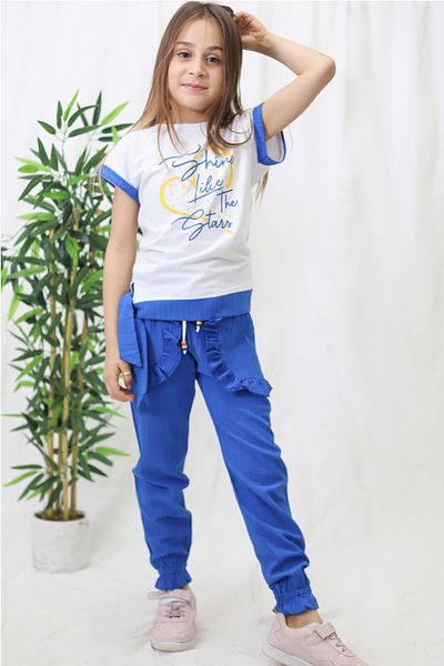 Fox Life Kids Set tricou și pantaloni pentru fetiță - rochie