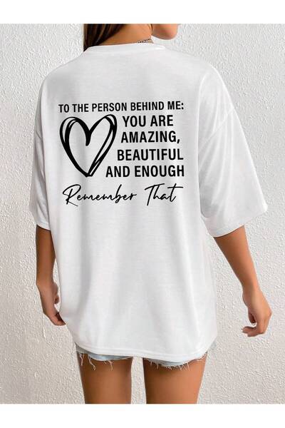 Revasser YOU MATTER Πολύχρωμο Oversize Βαμβακερό χτενισμένο - Γυναικείο T-Shi...