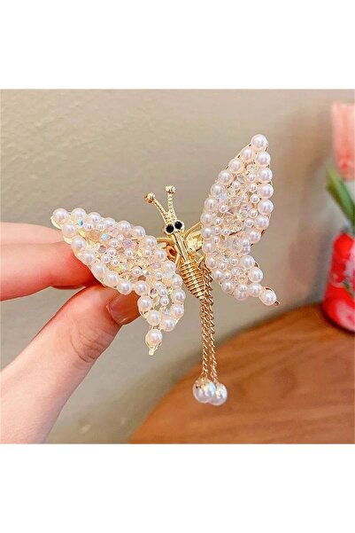 GÜLPEŞE Cataramă fluture mobilă din piatră de cristal 1 bucată - 226