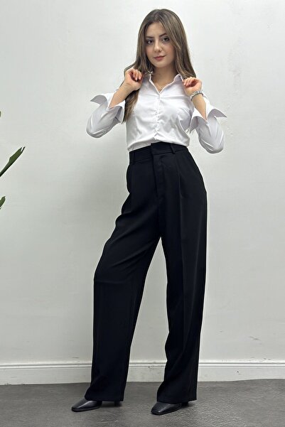 CurcunaShop Kadın Likralı Yumuşak Dokulu Gömlek