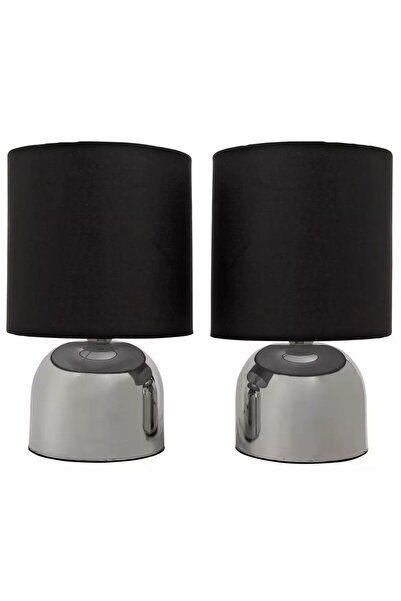 ASR 2 Adet Komodin Şifonyer Başucu Aydınlatma Abajur