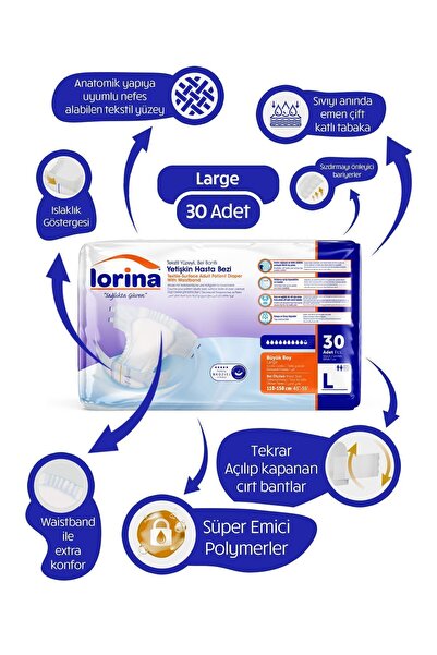 LORİNA Bel Bantlı L 30’lu