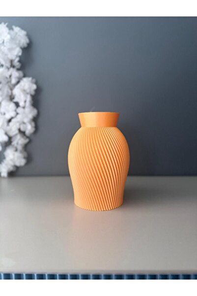 Limon 3D Desing Modern Şık Ve Dekoratif Dayanıklı Boncuk Vazosu | Salon | Ser...