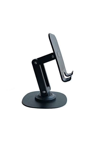 Microcase S118 360 Dönerli Universal Katlanabilir Masaüstü Sert Plastik Telef...