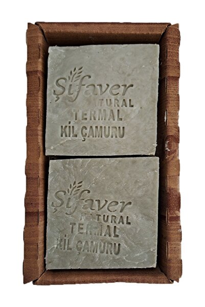 ŞİFAVER Doğal Ve El Yapımı Termal Kil Sabunu Yağlı Ciltler Için 4 Adet 500gr