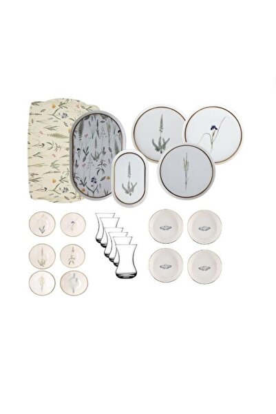 Porland Botanical 27 Parça 6 Kişilik Kahvaltı Takımı