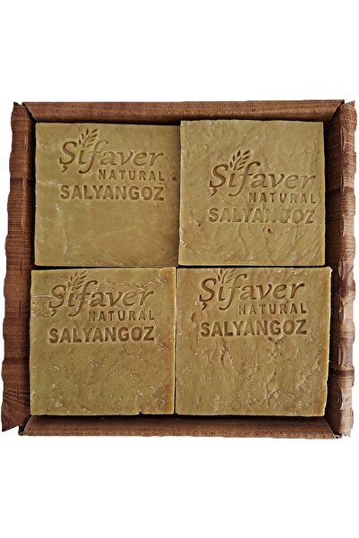 ŞİFAVER Doğal Ve El Yapımı Salyangoz Özlü Sabun 8 Adet1kg Özel Sandık Tasarım