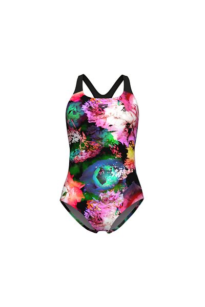 ARENA Women's Arena Roseland Swimsuit - Pro Back Swimmer Swimsuit